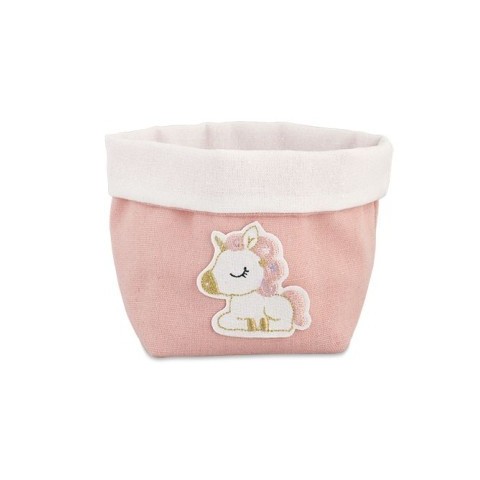 SACCOCCIO ROSA UNICORNO 11X11CM